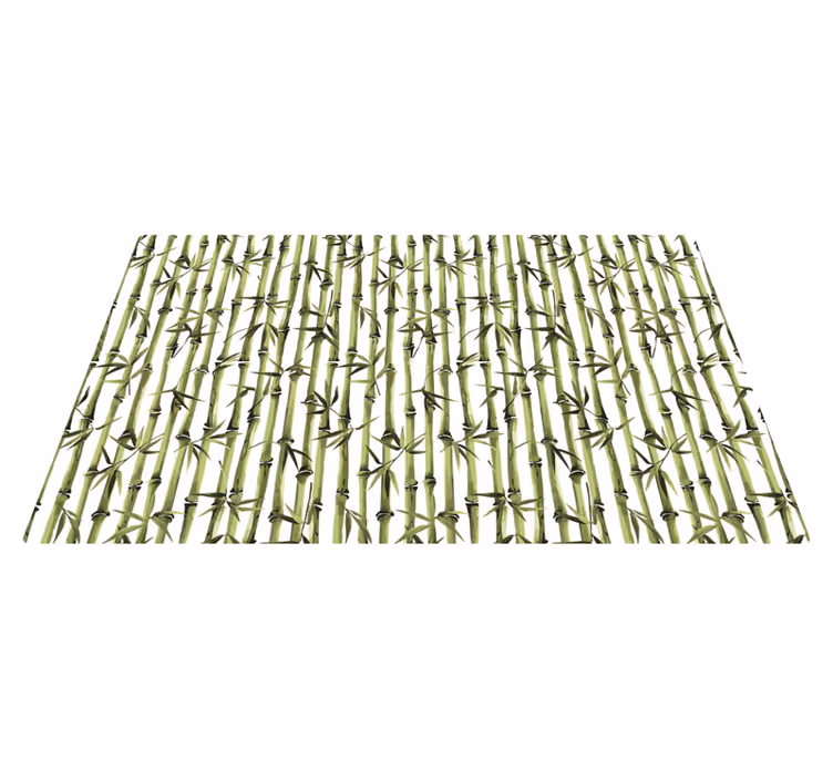 Vinyl Teppich Natur bambus gelassenheit - TenStickers