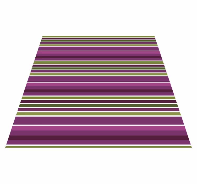 Vinyl Teppich gestreift lila horizontal - TenStickers