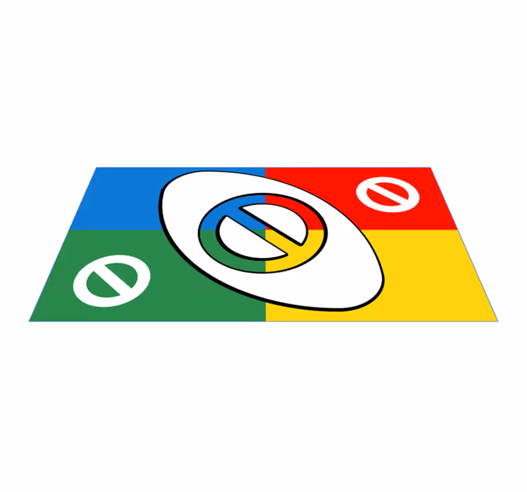 Vinylteppich kindlich bunte kreisförmige formen - TenStickers