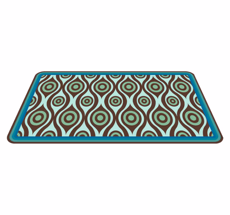 Vinyl Teppich Mosaik wirbelmuster-inspiration - TenStickers