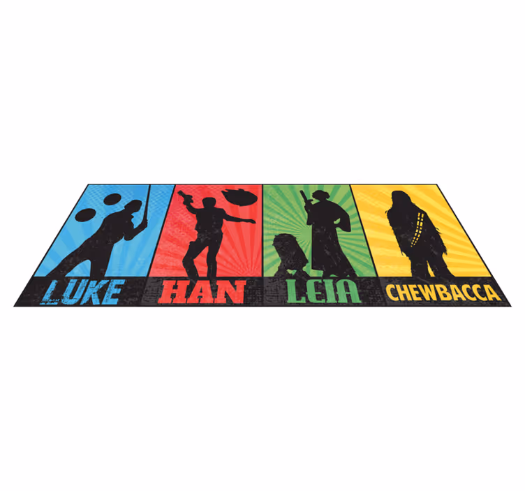 Vinyl Teppich Spiele heldenreise - TenStickers