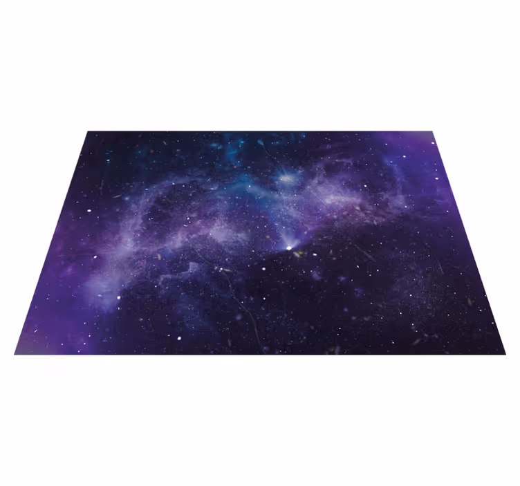 Vinylteppich Natur Lila sternendusche - TenStickers