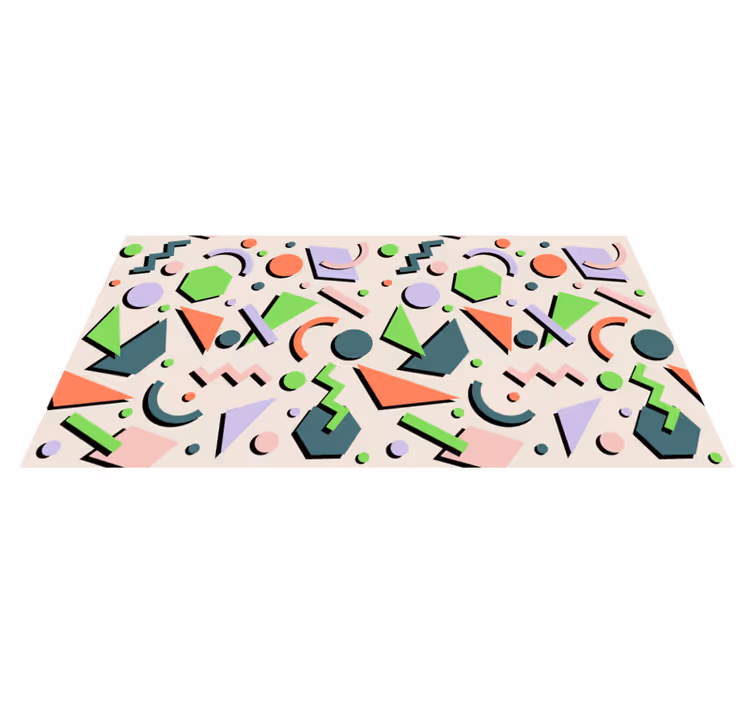 Vinylteppich Vintage Abstraktes Muster - TenStickers