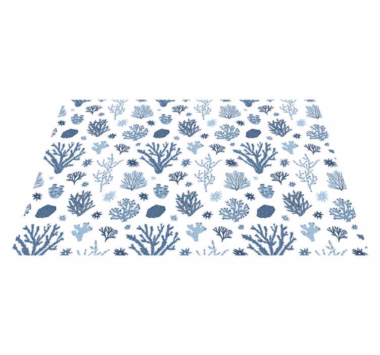Vinylteppich modern Moderne korallen "hampton style" - TenStickers