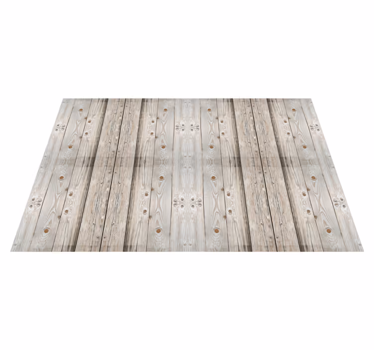Vinylteppich Holz Weißer kiefernholzeffekt - TenStickers