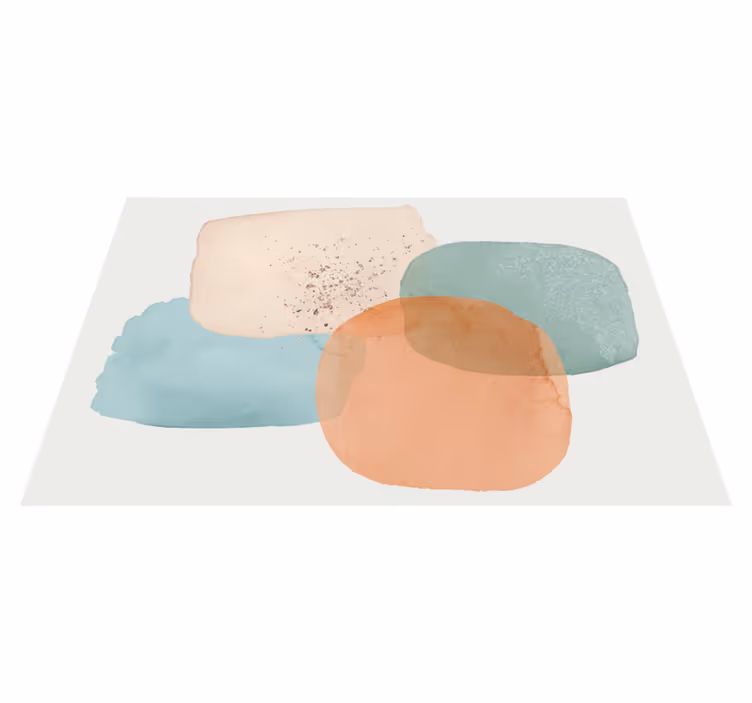 Vinylteppich minimalistisch Erdfarben minimalistisches Design - TenStickers