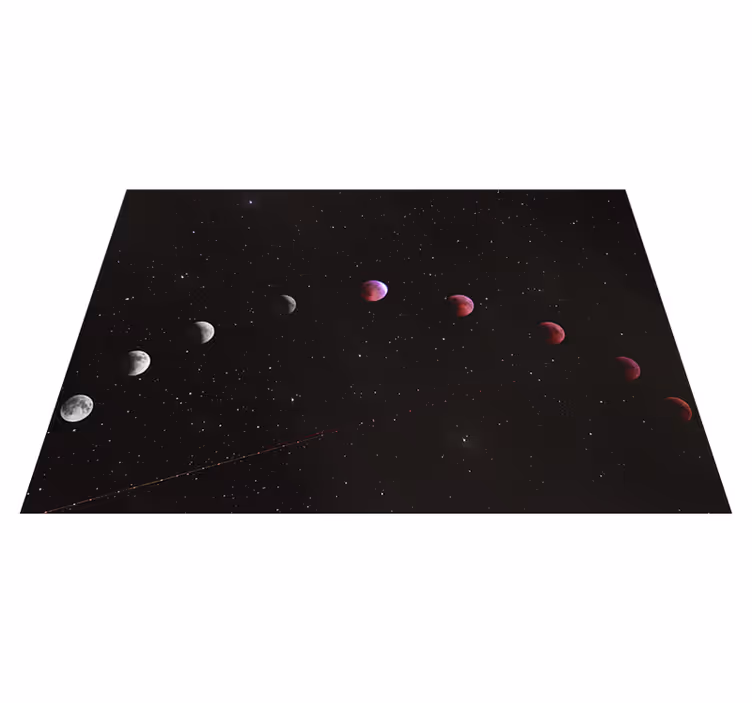 Vinylteppich kindlich planetenkonstellation - TenStickers
