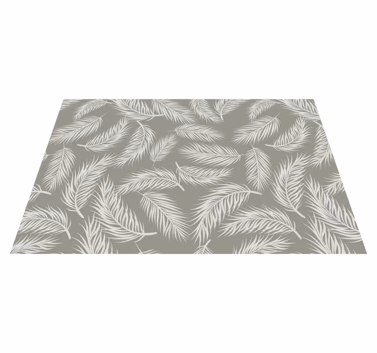 Vinyl teppich natur botanisches blattkonzept - TenStickers
