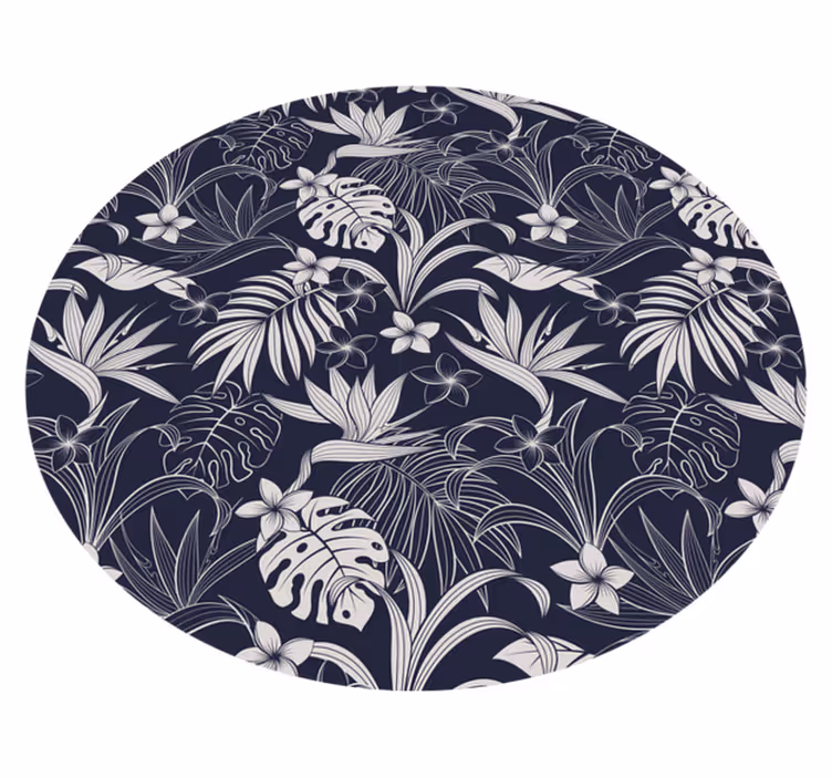 Vinyl Teppich Natur floraler dschungeldruck - TenStickers
