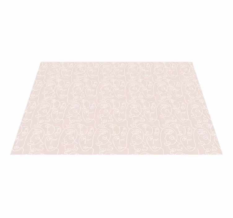 Vinyl Teppich modern minimalistische linienflächen - TenStickers