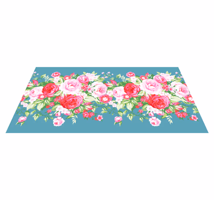 Vinylteppich Pflanzen blumenblüten-Array - TenStickers