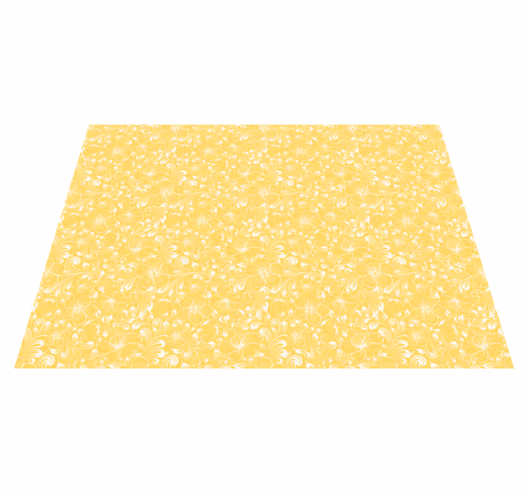 Vinyl Teppich Blumen blumenmuster - TenStickers