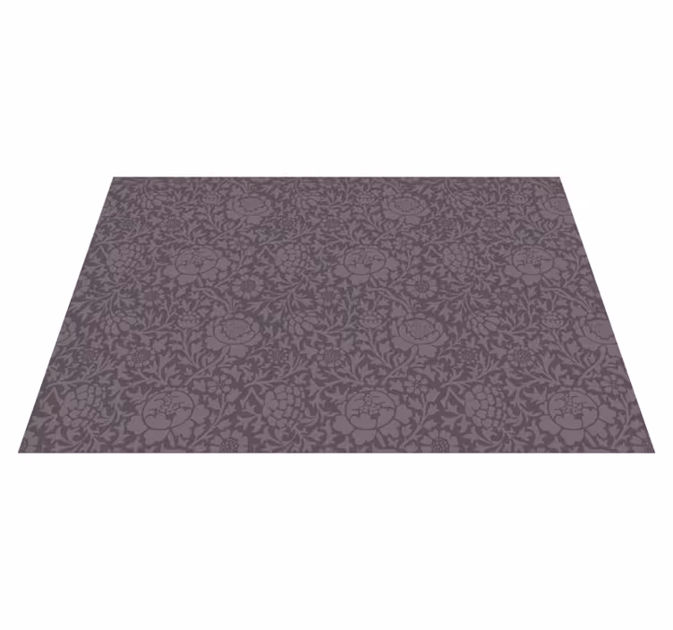 Vinylteppich Pflanzen elegantes Blumenmuster - TenStickers