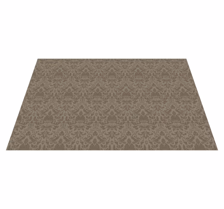 Vinylteppich Retro elegantes Barockmuster - TenStickers