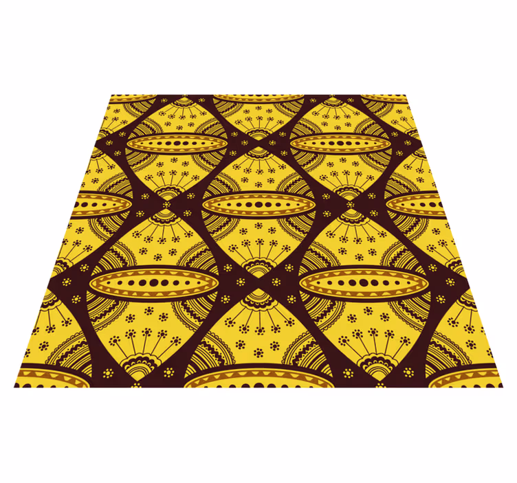 Vinyl Teppich Mandala mandala-inspirierte symmetrie - TenStickers