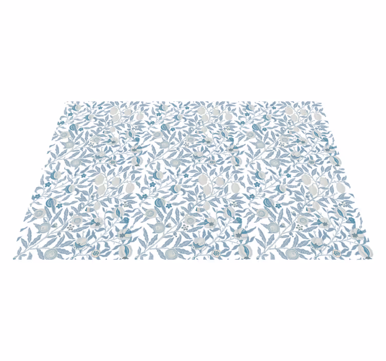 Vinyl Teppich Blumen botanisches blattmuster - TenStickers