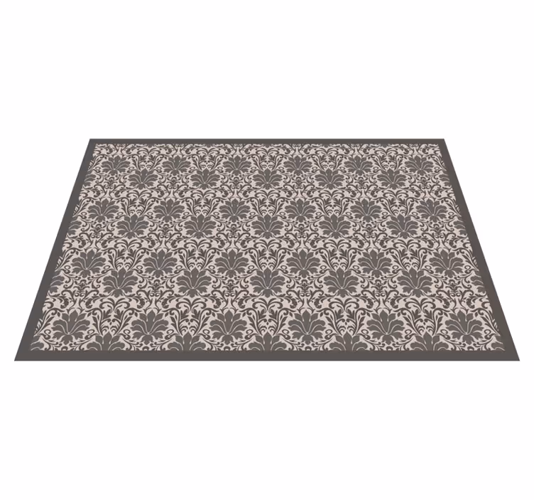 Vinyl Teppich Steinoptik elegantes damastmuster - TenStickers