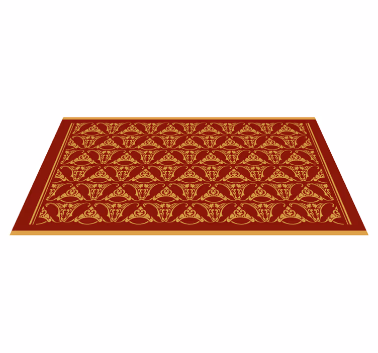 Vinyl Teppich Vintage mandala-inspirierte eleganz - TenStickers