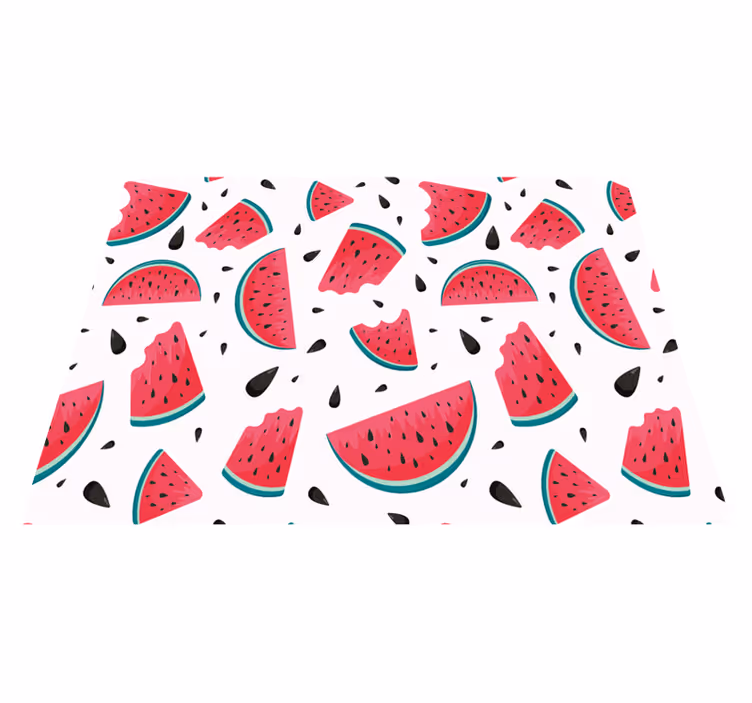 Vinyl Teppich Kinder wassermelonenscheibenaufstrich - TenStickers