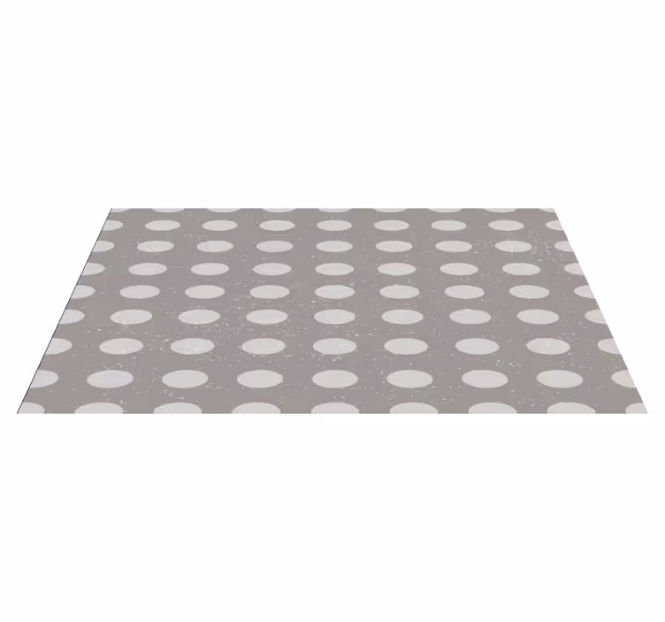 Vinyl Teppich gestreift tupfenmuster - TenStickers
