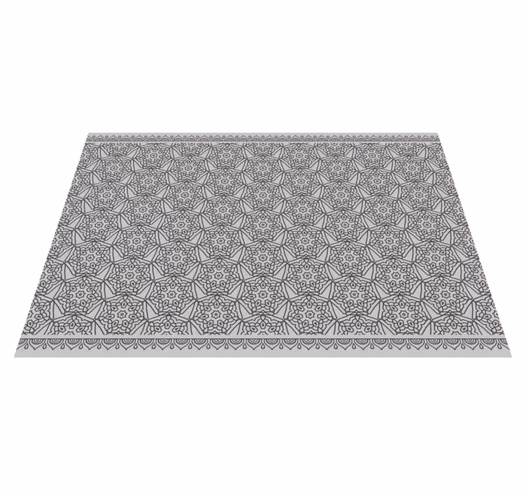 Vinyl Teppich Mandala mandala-symmetrie - TenStickers