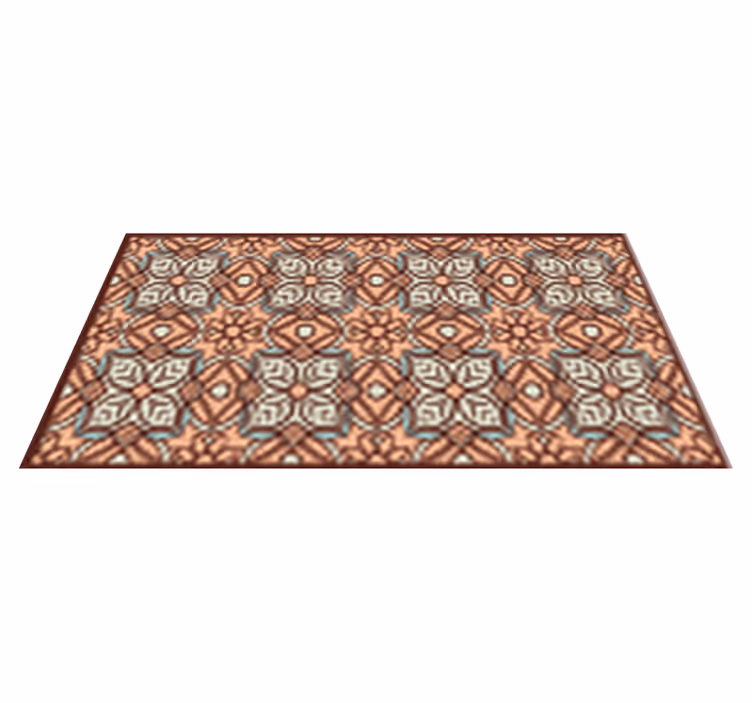 Vinyl Teppich geometrisch symmetrisches muster - TenStickers