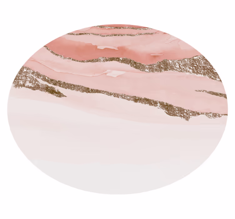 Vinyl teppich rosa mit abstraktem strukturiertem design - TenStickers