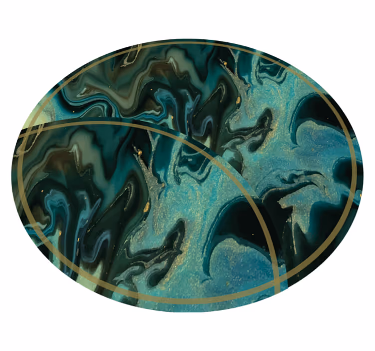Vinylteppich Textur abstraktes Marmor Muster - TenStickers