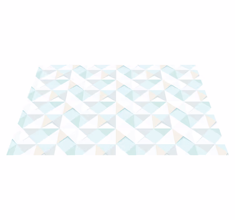 Vinylteppich geometrisch Überlagerung - TenStickers