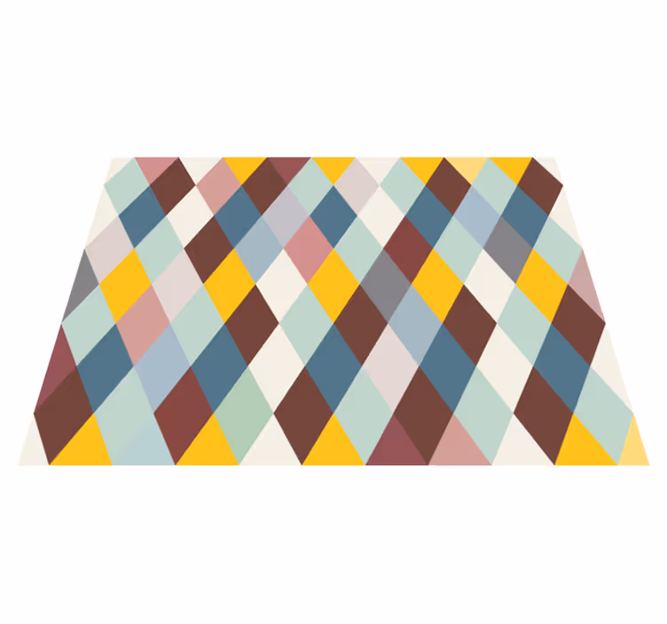 Vinylteppich geometrisch geometrisch gemusterter bodenbelag - TenStickers
