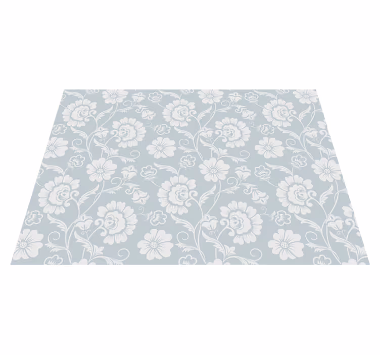 Vinylteppich Blumen elegantes Blumenmuster - TenStickers