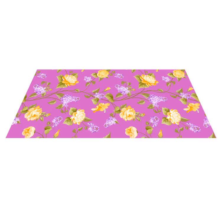 Vinylteppich Blumen blumenblütenmuster - TenStickers