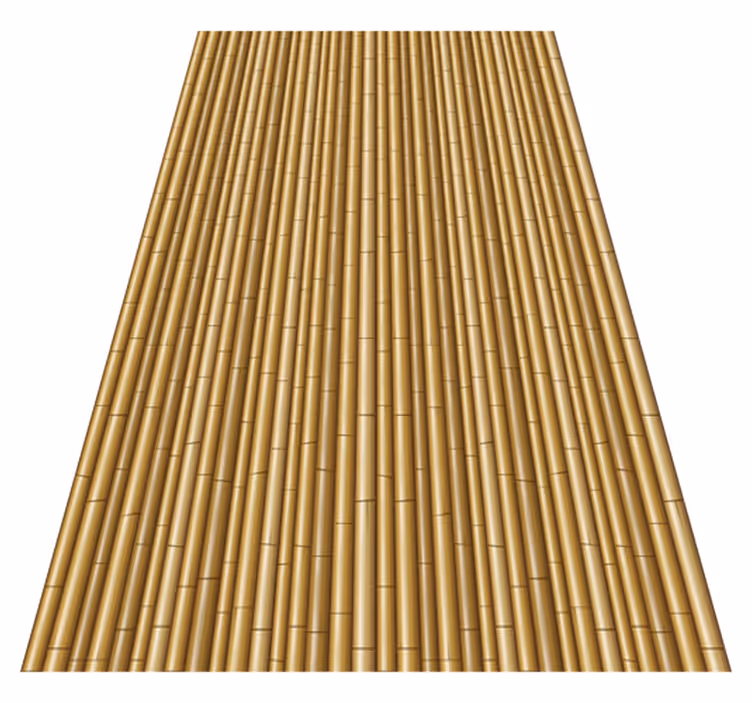 Vinylteppich Natur Rattan-textur - TenStickers