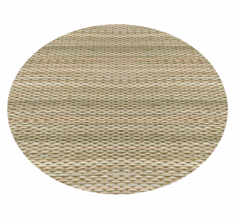 Vinylteppich ethnisch Stroh textur teppich - TenStickers