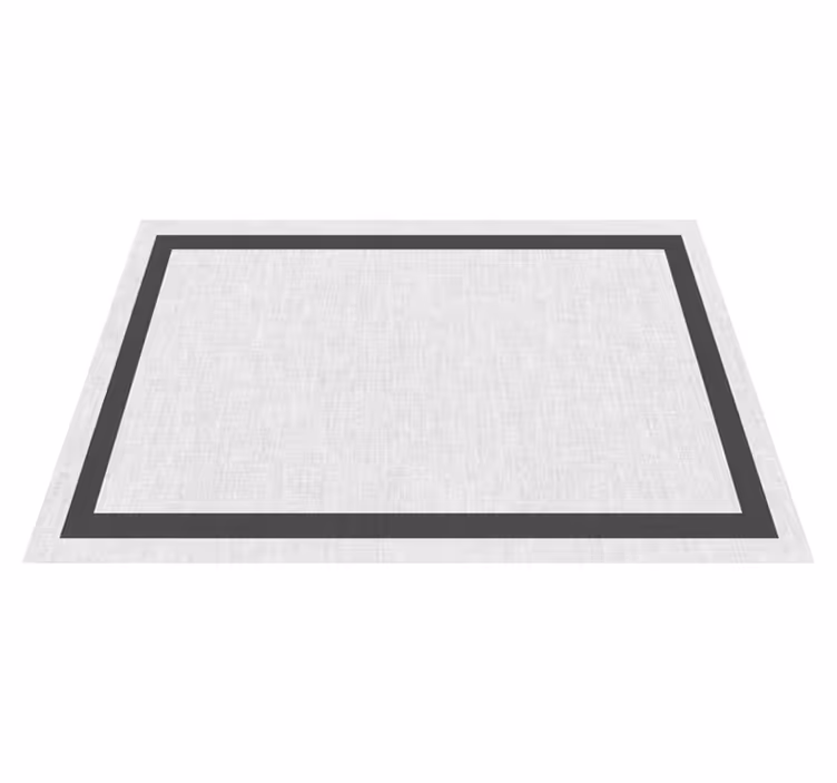 Vinylteppich minimalistisch Weißer und grauer teplon - TenStickers