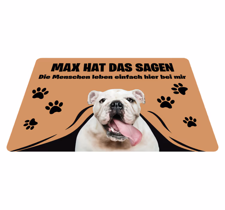 Vinylteppich Diele benutzerdefinierte Foto-Haustier - TenStickers