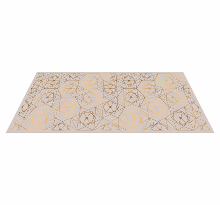 Vinylteppich geometrisch muster aus LinienLinienmuster - TenStickers