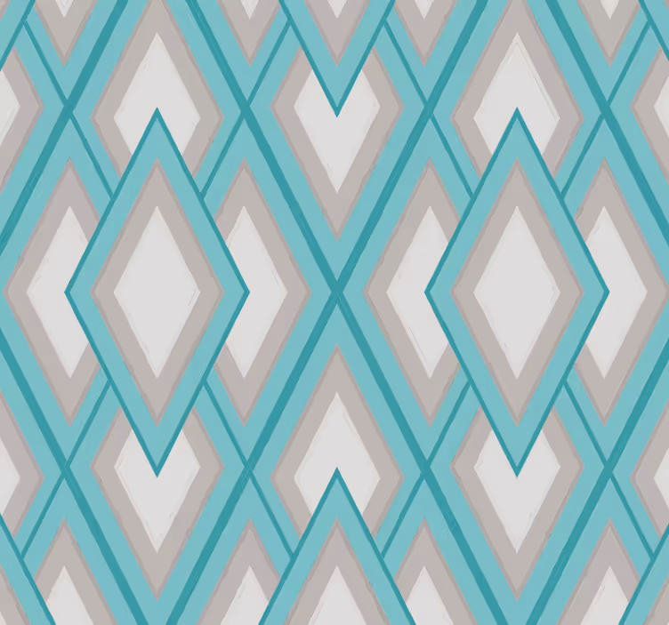 Tapete geometrische Muster harmonische rautenmuster - TenStickers