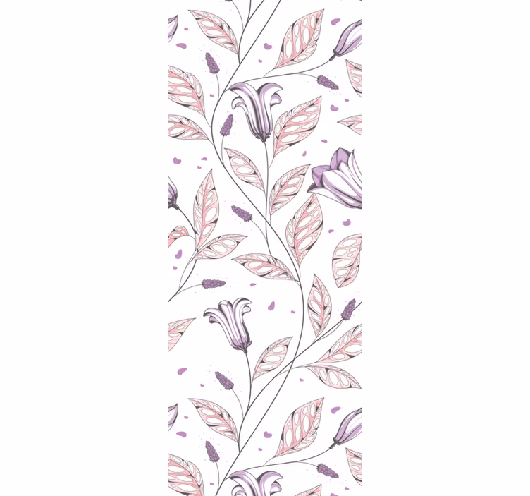 Blumentapete florales harmonie-design - TenStickers