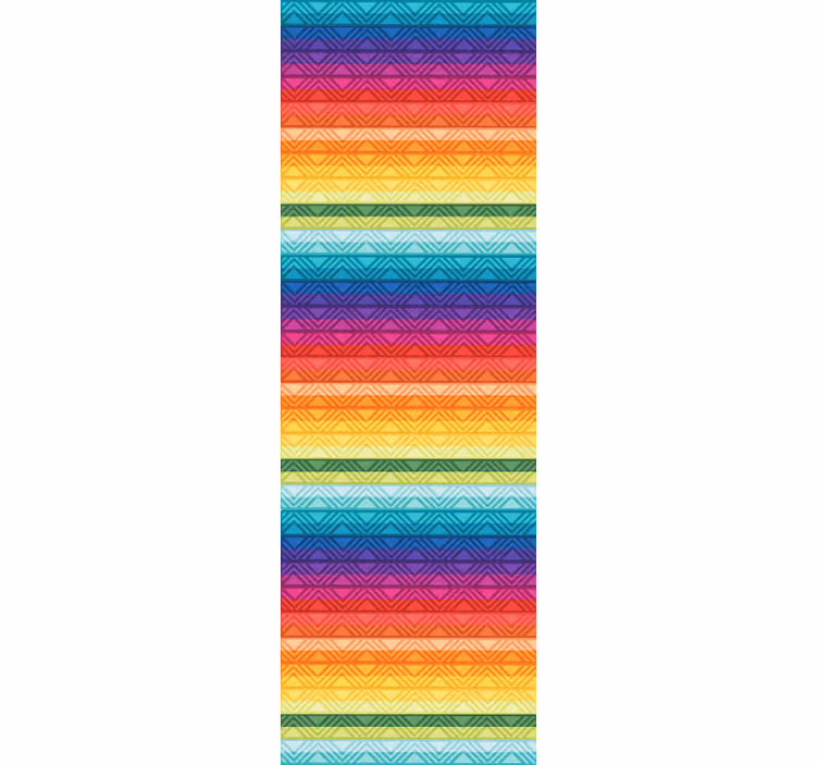 Tapete gestreift lebendige geometrische streifen - TenStickers