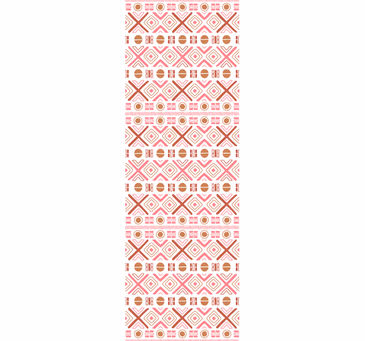 Tapete florale Ornamente dekorative geometrische muster - TenStickers