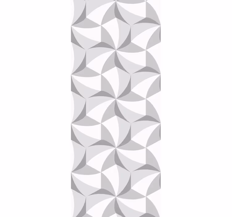 Tapete geometrische Muster stilvolle grau gemusterte formen - TenStickers
