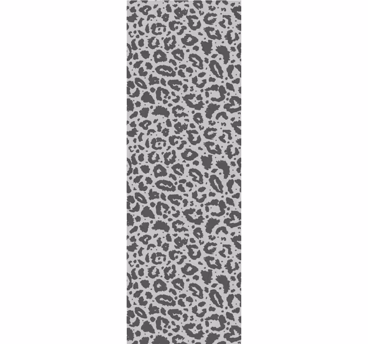 Tapete Leopard grauer druckstil - TenStickers