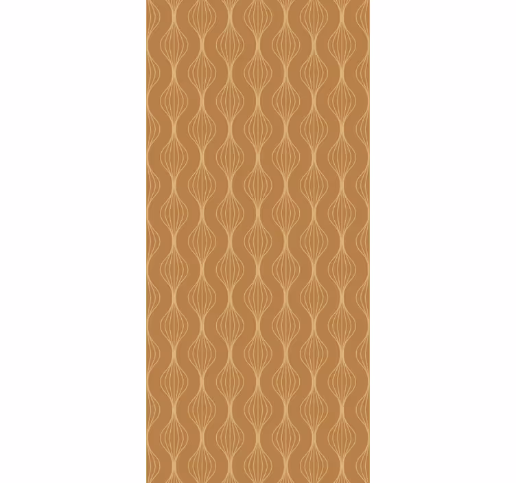 Tapete Modern elegantes kurvenmuster - TenStickers