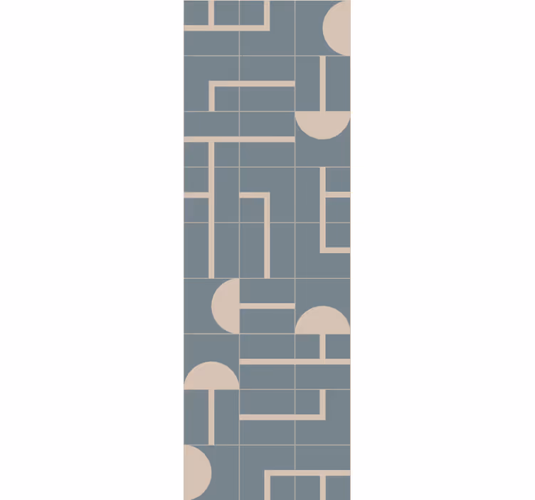 Tapete geometrische Muster beige stilvolle formen - TenStickers