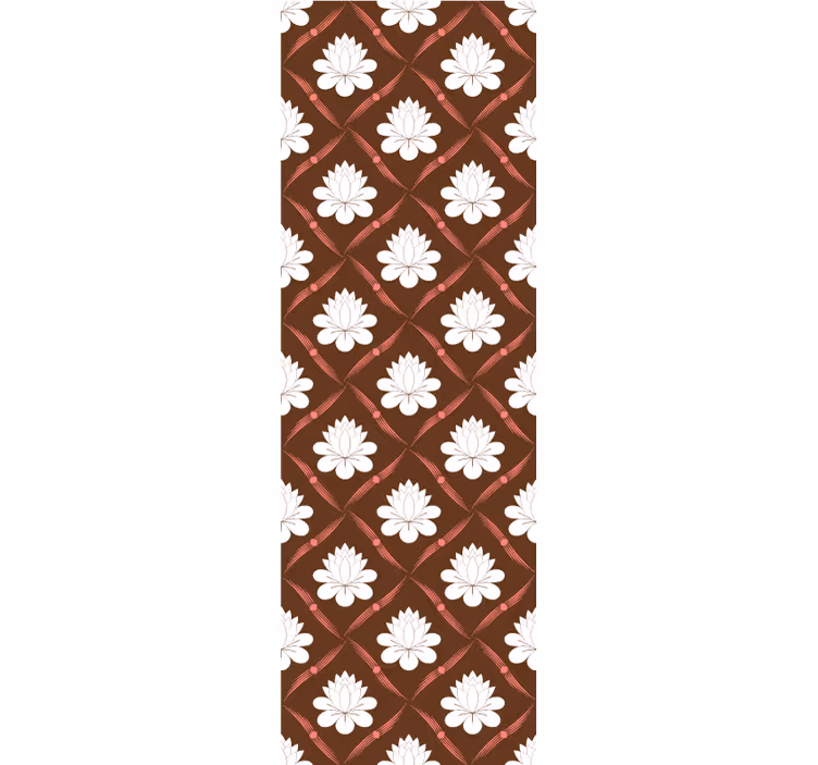 Tapete florale Ornamente lotusmuster-design - TenStickers