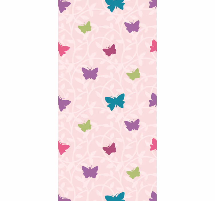 Tapete Schmetterling bunt flatternde flügel - TenStickers