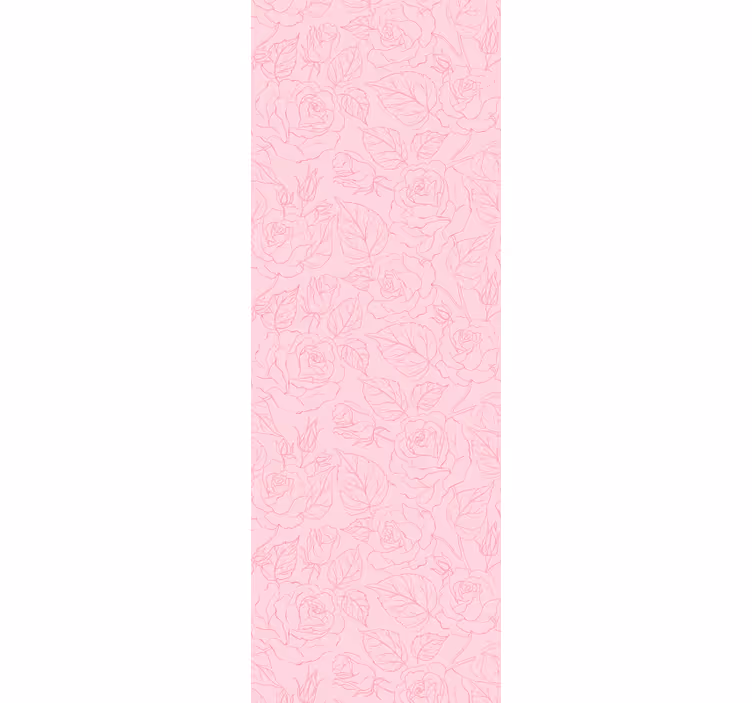 Blumentapete rosa rosenhintergrund - TenStickers