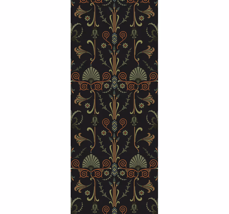 Tapete florale ornamente botanisches elegantes muster - TenStickers