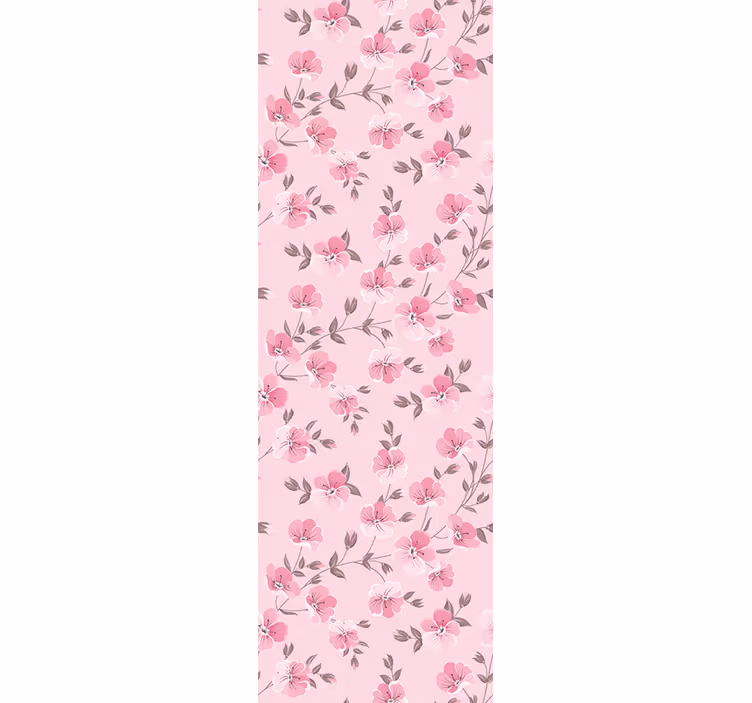 Blumentapete rosa blumenarrangement - TenStickers